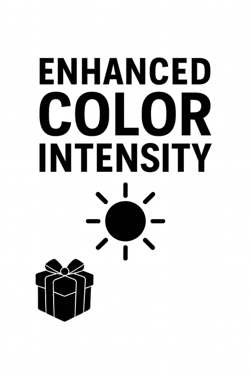 Improved color intensity